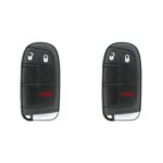 UrbanX (2-Pack) Replacement 2014-2020 Jeep Grand Cherokee Key Fob – FCC: M3N-40821302, M3N40821302 – PN: 68066349AD – 3 Button