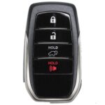 UrbanX Replacement 2018-2019 Toyota Land Cruiser Key Fob – FCC: HYQ14FBA – PN: 89904-60M80 – 4 Button