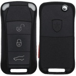 UrbanX Replacement 2003 Porsche Cayenne Key Fob – FCC: KR55WK45032 – PN: 7L5-959-753-B-K – 4 Button