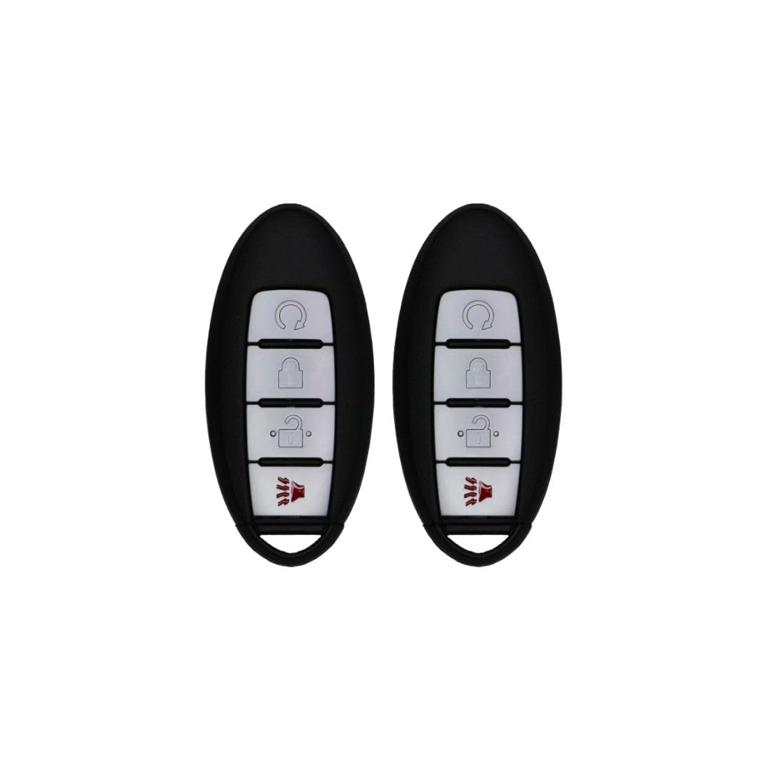 Version 1.0.0 UrbanX (2-Pack) Replacement 2018 Nissan Pathfinder Key Fob – Fcc: 2Aokm-Ni7 – Pn: 285E3-9Pa4A, 285E3-5Aa3C, 285E3-5Aa3D – 4 Button - Image 1