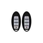UrbanX (2-Pack) Replacement 2016 Nissan Pathfinder Key Fob – FCC: 2AOKM-NI7 – PN: 285E3-9PA4A, 285E3-5AA3C, 285E3-5AA3D – 4 Button