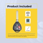 UrbanX Replacement 2017 Toyota Yaris Key Fob – FCC: HYQ12BBY, HYQ12BDC – PN: 89070-35170, 89070-42660, 89070-42750, 89070-42670 – 3 Button - Image 3