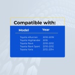 UrbanX Replacement 2018 Toyota 4Runner Key Fob – Fcc: Hyq12Bby, Hyq12Bdc – Pn: 89070-35170, 89070-42660, 89070-42750, 89070-42670 – 3 Button - Image 4