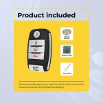 UrbanX Replacement 2014-2015 Kia Optima Key Fob – FCC: SY5XMFNA433 – PN: 95440-4U000, 95440-2T500, 95440-2P500 – 4 Button - Image 2