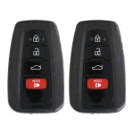 UrbanX (2-Pack) Replacement 2019 Toyota Avalon Key Fob – FCC: HYQ14FBE – PN: 8990H-07010, 8990H-07020 – 4 Button