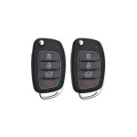 UrbanX (2-Pack) Replacement 2014-2017 Hyundai Sonata Key Fob – FCC: TQ8-RKE-4F16 – PN: 95430-C1010 – 4 Button