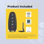 UrbanX Replacement Key Fob for 2013-2016 Ford