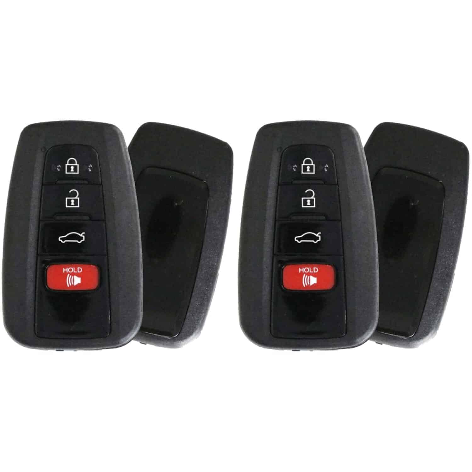 Version 1.0.0 UrbanX (2-Pack) Replacement 2018 Toyota Camry Key Fob – FCC: HYQ14FBC – PN: 89904-06220, 89904-33550 – 4 Button - Image 1