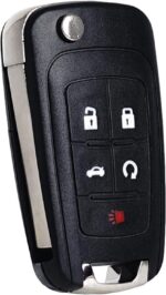 UrbanX Replacement 2010-2021 Chevy Cruze Equinox Camaro Buick LaCrosse GMC Terrain Key Fob – FCC: OHT01060512 – 5 Button - Image 3