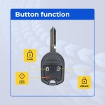 UrbanX (2-Pack) Replacement 2012 Ford Flex Key Fob – Fcc: Cwtwb1U793, Ouc6000022, 164-R8070 – Pn: 164-R8070 – 3 Button - Image 2