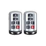 UrbanX (2-Pack) Replacement 2015 Toyota Sienna Key Fob – Fcc: Hyq14Adr – Pn: 89904-08010 – 6 Button
