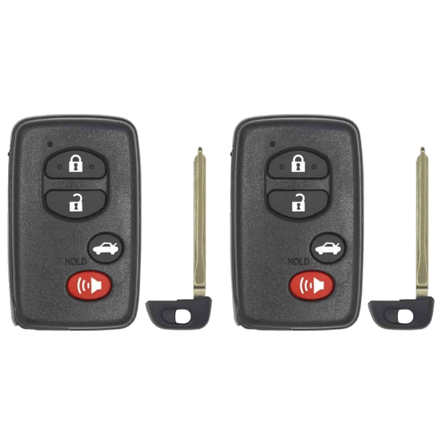 Version 1.0.0 UrbanX (2-Pack) Replacement 2006 Toyota Avalon LE Key Fob – FCC: HYQ14AAB – PN: 89904-06041 – 4 Button - Image 1