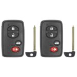UrbanX (2-Pack) Replacement 2006-2010 Toyota Avalon Key Fob – FCC: HYQ14AAB – PN: 89904-06041 – 4 Button