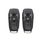 UrbanX (2-Pack) Replacement 2017 Ford Fusion Key Fob – FCC: N5F-A08TAA, 164-R7986, N5FA08TAA – PN: 164-R7986 – 4 Button