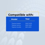 UrbanX Replacement 2012 Toyota Avalon Key Fob – Fcc: Hyq14Aab – Pn: 89904-06131, 89904-06130, 89904-06070 – 4 Button - Image 4