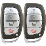 UrbanX (2-Pack) Replacement 2017-2021 Hyundai Ioniq Key Fob – FCC: TQ8-FOB-4F11 – PN: 95440-G2000 – 4 Button