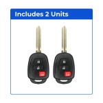 UrbanX (2-Pack) Replacement 2014-2019 Toyota Camry Key Fob – FCC: HYQ12BDM – PN: 89070-42820 - Image 2