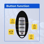 UrbanX Replacement Key Fob for 2017-2018 Nissan