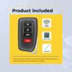 UrbanX Replacement 2015-2020 Lexus NX300 / NX300h Key Fob – Fcc: Hyq14Fba – Pn: 89904-78470 – 4 Button - Image 3