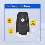 UrbanX (2-Pack) Replacement 2023 Ford EcoSport Key Fob – FCC: M3N-A2C93142300, M3NA2C93142300, 164-R8163 – PN: 164-R8163 - Image 2