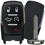 UrbanX Replacement 2019-2024 Ram 2500 3500 4500 5500 Key Fob – FCC: GQ4-76T – PN: 68575429 – 5 Button