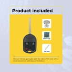 UrbanX (2-Pack) Replacement 2014 Ford Transit Connect Key Fob – FCC: OUCD6000022, CWTWB1U793, 164-R7976, 164-R8046, 164-R8007 - Image 2
