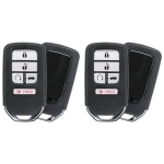 UrbanX (2-Pack) Replacement 2018 Honda Civic Key Fob – FCC: KR5V2X – PN: 72147-TBA-A12, 72147-TBA-A11 – 5 Button