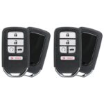 UrbanX (2-Pack) Replacement 2016 Honda Civic Key Fob – FCC: KR5V2X – PN: 72147-TBA-A12, 72147-TBA-A11 – 5 Button