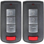 UrbanX (2-Pack) Replacement 2008-2017 Mitsubishi Lancer Key Fob – Fcc: Ouc644M-Key-N, Ouc644Mkeyn – Pn: 8637A228, 8637B885 – 5 Button