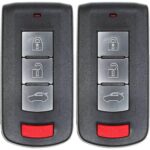 UrbanX (2-Pack) Replacement 2008-2017 Mitsubishi Lancer Key Fob – FCC: OUC644M-KEY-N, OUC644MKEYN – PN: 8637A228, 8637B885 – 5 Button
