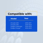 UrbanX (2-Pack) Replacement 2021 Chrysler 300 Key Fob – Fcc: M3M-40821302 – Pn: 68155686, 68394190 – 4 Button - Image 4