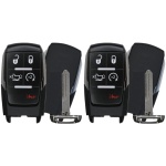 UrbanX (2-Pack) Replacement 2019 RAM 2500 3500 4500 5500 Key Fob – Fcc: Gq4-76T – Pn: 68575429 – 5 Button