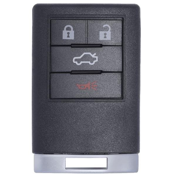 Version 1.0.0 UrbanX Replacement 2011 Cadillac CTS Key Fob – Fcc: Ouc6000066 – Pn: 22889450, 22889449 – 4 Button - Image 1