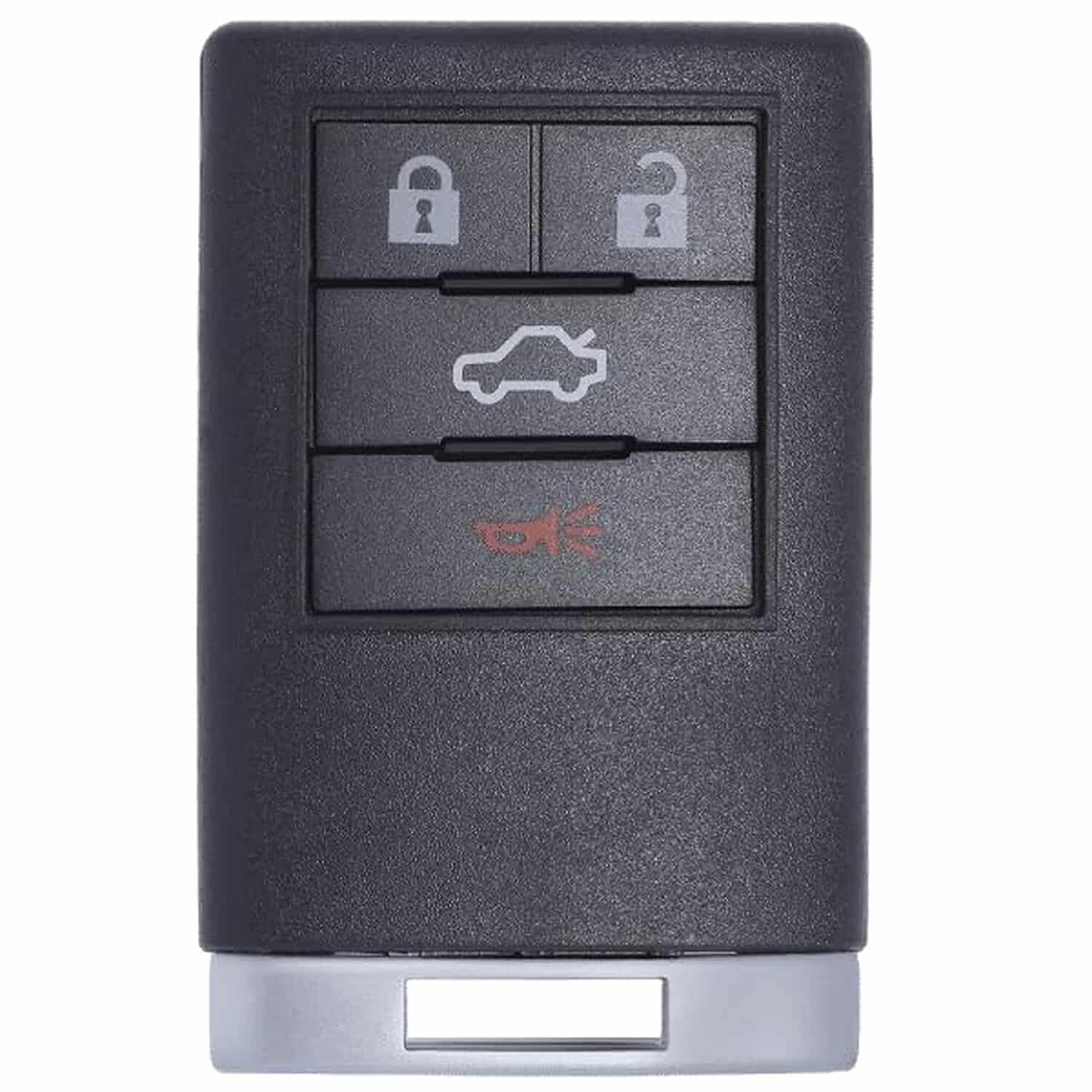 Version 1.0.0 UrbanX Replacement 2008-2013 Cadillac CTS Key Fob – FCC: OUC6000066 – PN: 22889450, 22889449 – 4 Button - Image 1