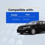 UrbanX Replacement 2014-2015 Kia Optima Key Fob – Fcc: Nyodd4Tx1306-Tfl – Pn: 95430-2T560 – 4 Button - Image 4