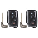 UrbanX (2-Pack) Replacement 2012 Lexus LS600h Key Fob – FCC: HYQ14ACX – PN: 89904-50F90, 89904-75030 – 4 Button