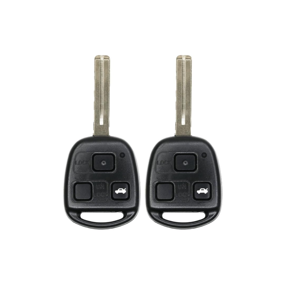 Version 1.0.0 UrbanX (2-Pack) Replacement 1998-1999 Lexus LS400 Key Fob – Fcc: Hyq1512V – Pn: 89070-53531 – 3 Button - Image 1