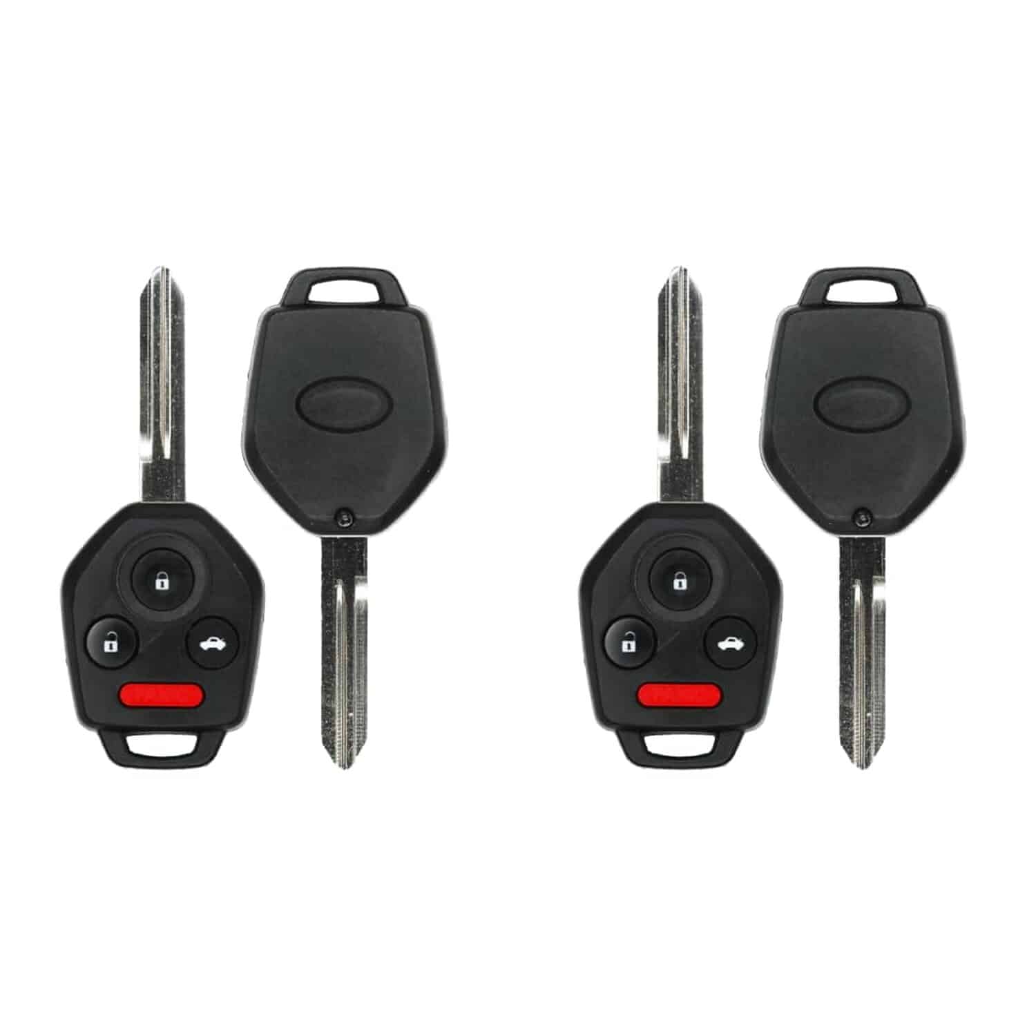 Version 1.0.0 UrbanX (2-Pack) Replacement 2009 Subaru Legacy Key Fob – FCC: CWTWBU766 – PN: 57497AG48A – 4 Button - Image 1