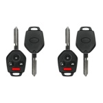 UrbanX (2-Pack) Replacement 2008-2009 Subaru Legacy Key Fob – FCC: CWTWBU766 – PN: 57497AG48A – 4 Button