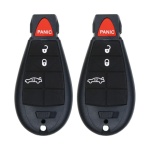 UrbanX (2-Pack) Replacement 2016 Dodge Dart Key Fob – FCC: M3N32297100 – PN: 56046771AA – 4 Button