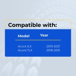 UrbanX Replacement 2019-2021 Acura ILX Key Fob – Fcc: Kr5V21, Kr5V2X – Pn: 72147-Tz3-A32, 72147-Tz3-A31 – 4 Button - Image 4