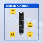 UrbanX Replacement 2019-2021 Mazda 6 / Mx-5 Key Fob – Fcc: Wazske13D03 – Pn: Gdyl-67-5Dy – 4 Button - Image 2