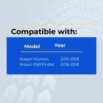 UrbanX (2-Pack) Replacement 2016-2018 Nissan Pathfinder Key Fob – Fcc: Kr5S180144014 – Pn: 285E3-5Aa5C, 285E3-9Nf5A, 285E3-5Aa5A – 5 Button - Image 4