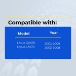 UrbanX Replacement 2007 Lexus LX470 Key Fob – Fcc: Hyq1512V – Pn: 89070-60801 – 3 Button - Image 4