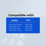 UrbanX (2-Pack) Replacement 2004 Volkswagen Golf Key Fob – Fcc: Hlo1J0959753Am, Nbg735868T – Pn: Nbg735868T – 4 Button - Image 4