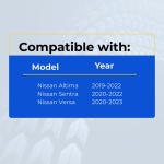 UrbanX Replacement 2023 Nissan Versa Key Fob – Fcc: Kr5Txn4 – Pn: 285E3-6Ca6A – 5 Button - Image 4