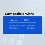 UrbanX Replacement 2018-2019 GMC Sierra Key Fob – Fcc: Hyq1Ea – Pn: 13508398, 13529632, 13591396 – 5 Button - Image 4