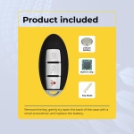 UrbanX Replacement 2018-2021 Nissan Kicks Rogue Key Fob – Fcc: Kr5Txn1 – Pn: 285E3-5Ra0A – 3 Button - Image 3