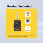 UrbanX Replacement 2007 Subaru Tribeca Key Fob – FCC: CWTWBU745, 2AOKM-SB2 – PN: 57497-AG35A – 4 Button - Image 3