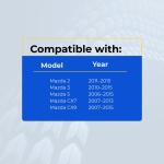 UrbanX (2-Pack) Replacement 2015 Mazda Cx-9 Key Fob – Fcc: N/A – Pn: Bcr2-67-5Ry, Cc43-67-5Ryc – 3 Button - Image 4